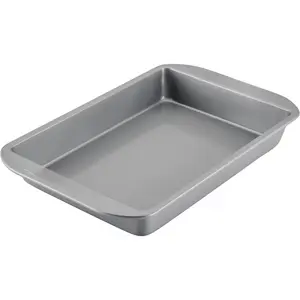 Nonstick Bakeware Baking Pan / Nonstick Cake Pan, Rectangle - 9 Inch x 13 Inch, Gray