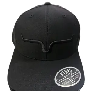 Kimes Ranch Trailhead Trucker Hat - Unisex Fitted Cap with Mesh Back Ventilation for Travel & Exploration in Premium Cotton & Breathable Panels