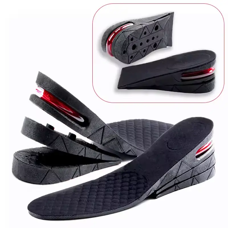Adjustable Height Increasing Insoles for Men and Women - Air Cushion Shoe Lifts - 3-9cm Elevation with Variable Height - Comfortable Shoe Inserts and Lift Kits