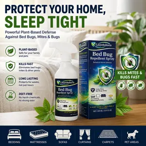 Dust Mite Killer & Mattress Disinfectant Spray | Pet Safe Fabric Sanitizer (16.9oz)