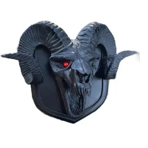 Evil RAM Skull V3 Emblem with 12v LEDs Fits 13+ 4th gen RAM Pickup Grill badge -1500, 2500, 3500