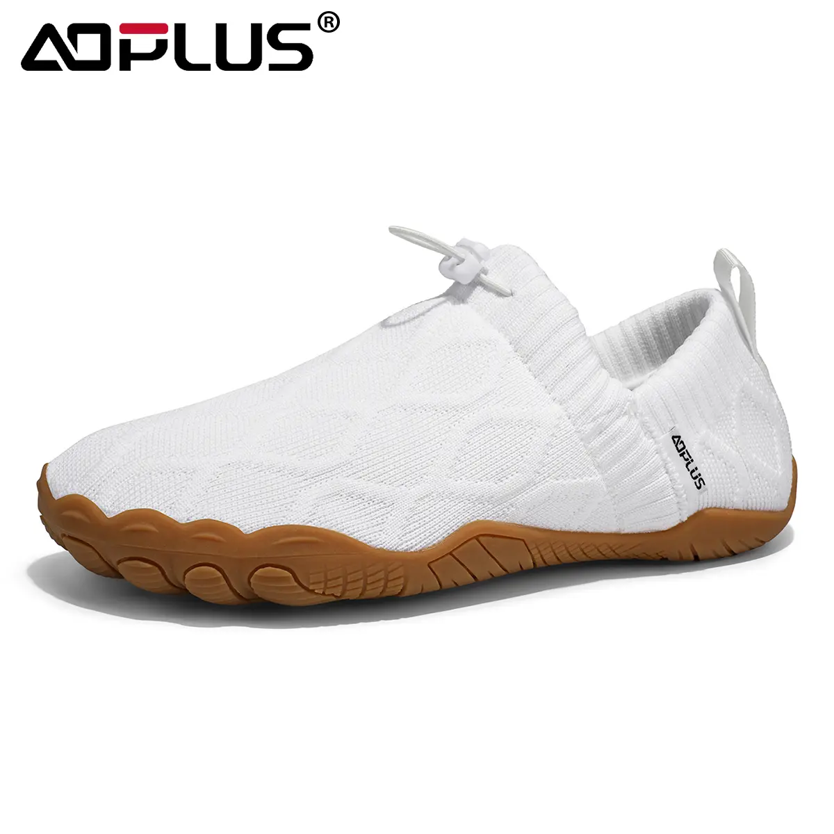 AOPLUS Barefoot Water Shoes Men Women, Wide Toe Box Zero Drop Gym Sneakers, Slip On Quick Dry Aqua Socks, Minimalist Anti-Slip Trail Footwear for Beach, Swimming, Surfing, Weightlifting Workout, Yoga & Outdoor Travel Trainer