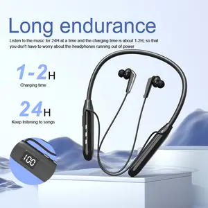 SK8 Bluetooth Earphones, V5.3 Wireless Bluetooth headphones , In Ear Microphone Magnetic Neck Earphones with Ultra Long Playback Time, IPX5 Sweat Resistant Bass Earphones, Suitable for Telephone, Music, Sports earplug