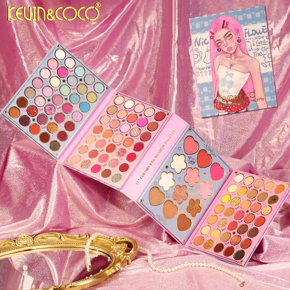 Kevin&Coco Alleyway Denim Folding 117 Face Makeup Palette