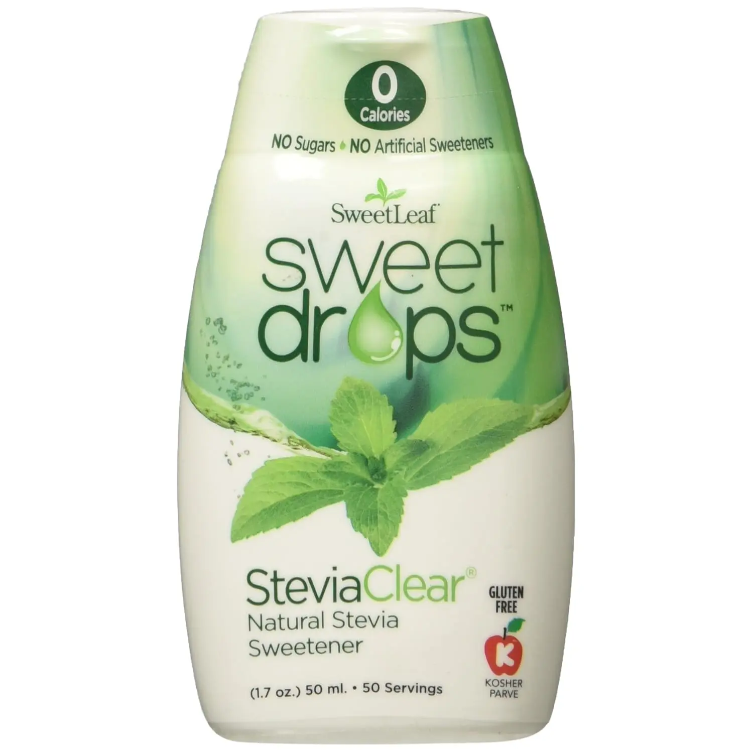 SweetLeaf Sweet Drops Liquid Stevia Sweetener, SteviaClear, 1.7 Ounce (SD-CLR)