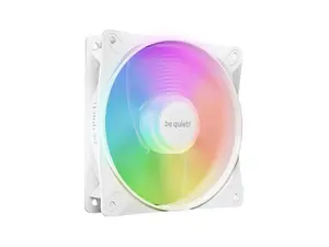 Light Wings | 120mm PWM High Speed Case Fan | High Performance Cooling Fan | Compatible with Desktop | Low minimum rpm | Low Noise | White | BL133