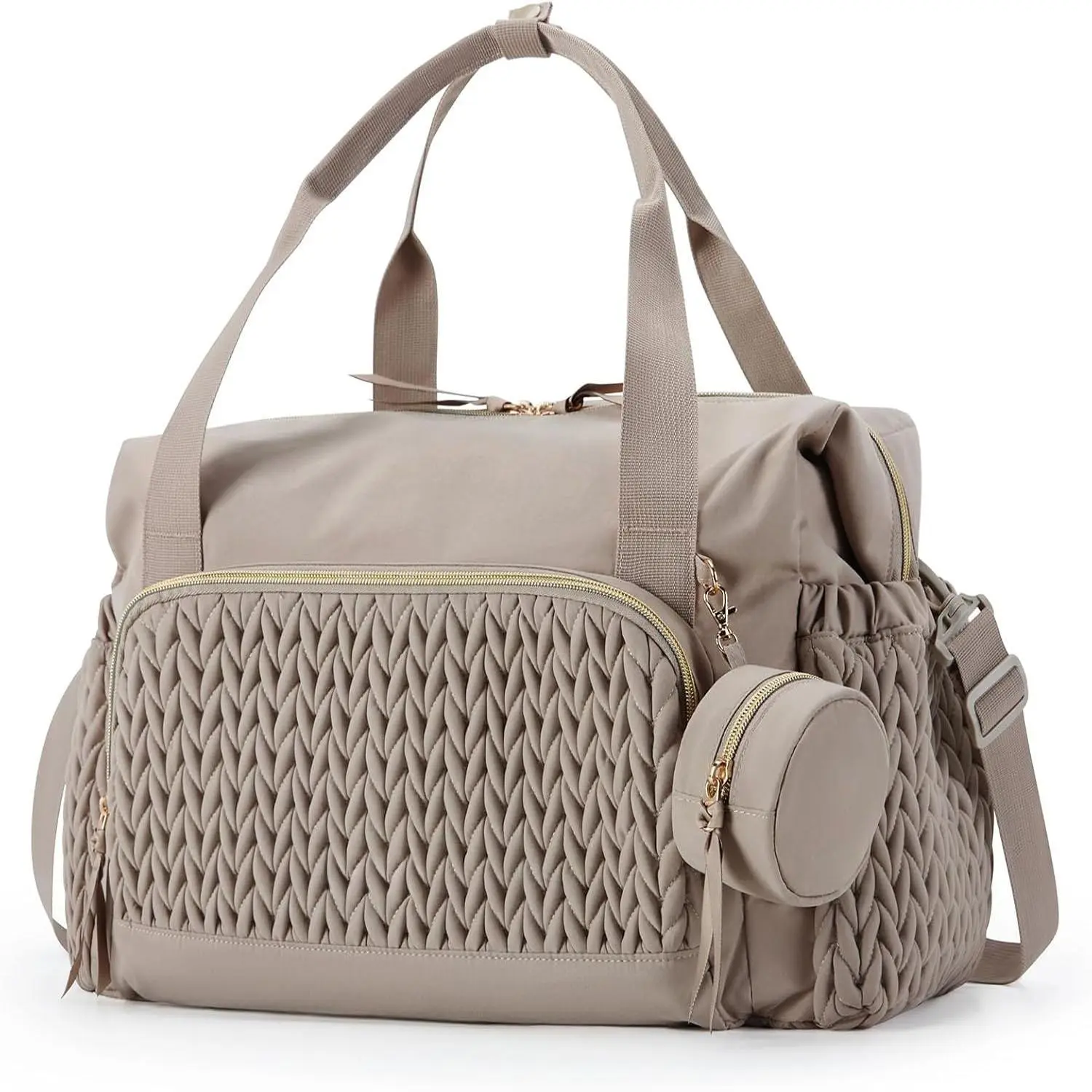 Large Capacity Multi-functional Mommy Bag, Fashionable Backpack with Stroller Strap, Multi-compartment Backpack for Outdoor Camping Hiking Travel, Multifunctional Diaper Bag, Mummy Bag