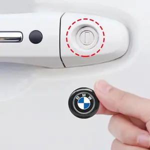 14mm Car Lock Keyhole Sticker Door Lock Protect Car Sticker For BMW E53 E70 E71 E72 E83 X5 X6 X7 E84 F48 F49 F39 F25 G01 F26 G02