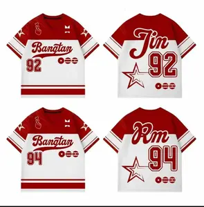Custom Mesh Football Jersey Gift Fans, Custom Bangtan Arirang Tour Idol Jersey, Personalized Jersey For Teen Girl Women Foootball Kpop Fan, World Tour 2026 Shirt