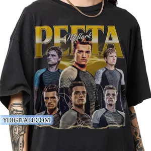 Vintage 90s Graphic Style Peeta Mellark T-shirt, The Hunger Games