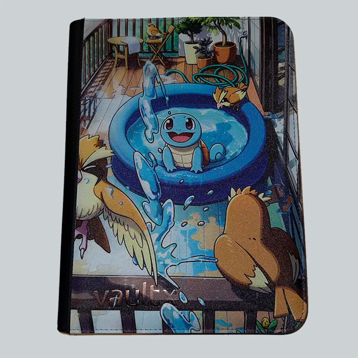 VaultX Zip Binder — Squirtle (Illustration Rare) Stellar Crown