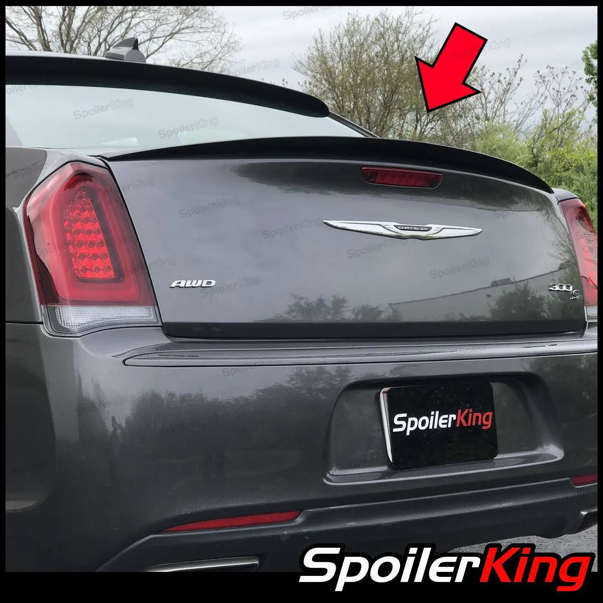 Chrysler 300 2011-2023 Trunk Spoiler (284K)