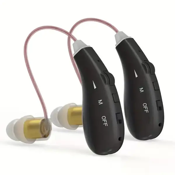 Elderly hearing loss hearing aid, digital hearing aid, audio amplifier with volume control.