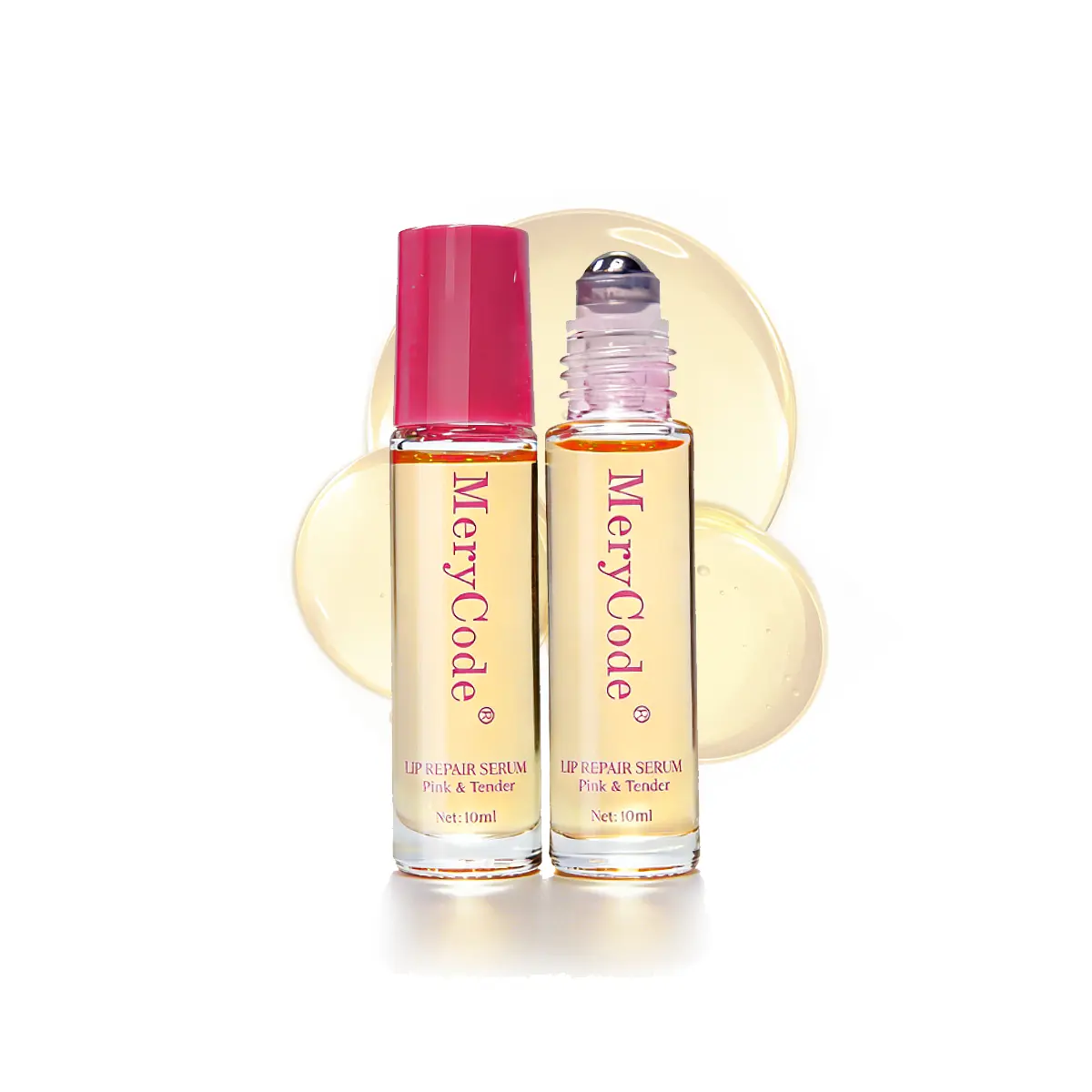 （Buy 1 Get 1 Free）MeryCode Color-Changing Lip Repair Serum Nourishing Lip Oil Balm Intensive + Comfort for dry lips Glossy Smooth Vegan Gentle
