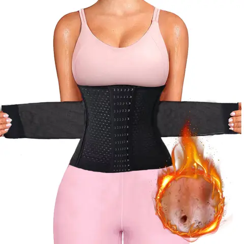 Waist Trainer Body Shaper Corset Shapewear Women Row Hook and Eye Closure Double Tummy Control Belt Belly Waist Cinhcer