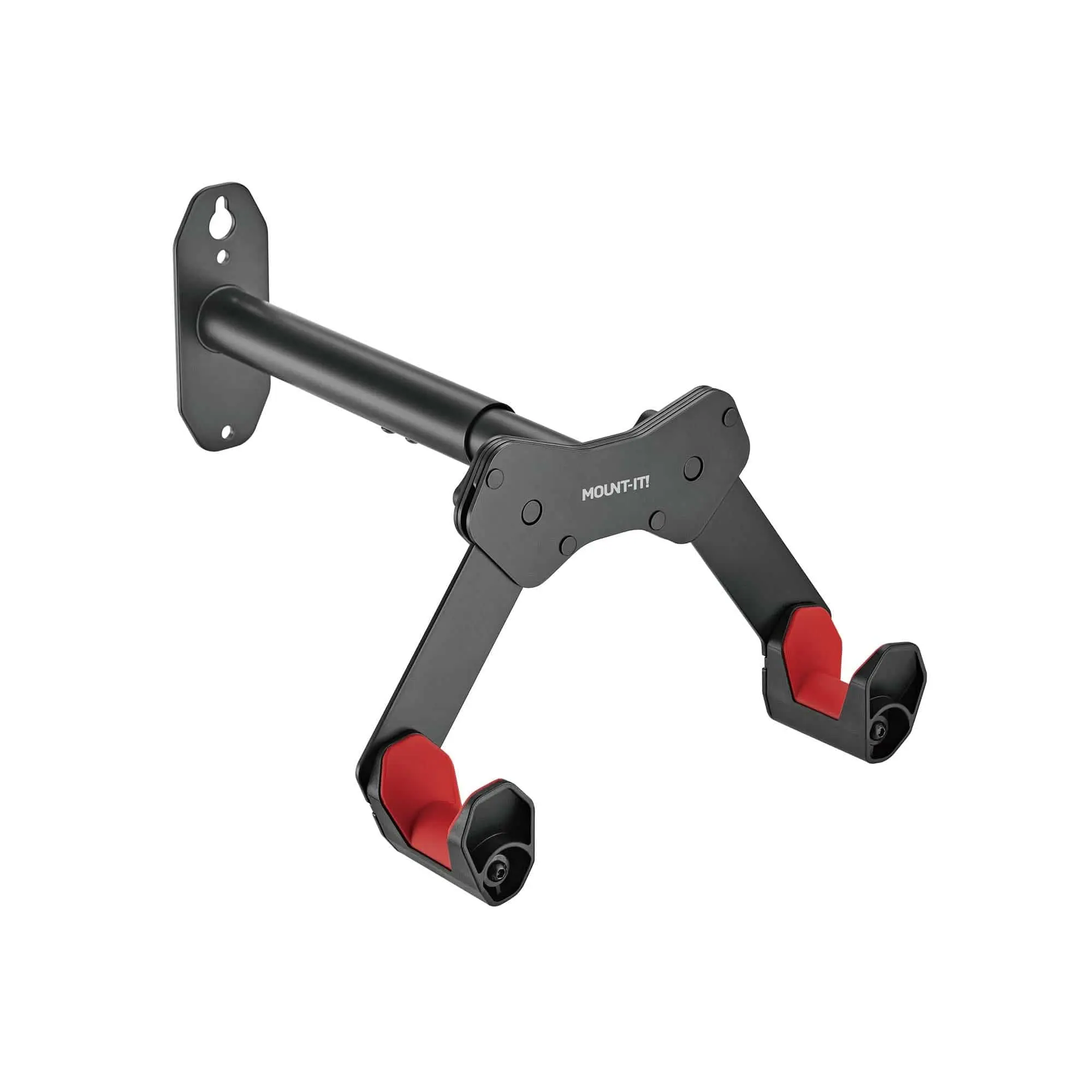 Mount-It! Bike Rack for Garage, Bike Wall Mount with Adjustable Hanger for Road & Mountain Bikes, 55 lb Capacity