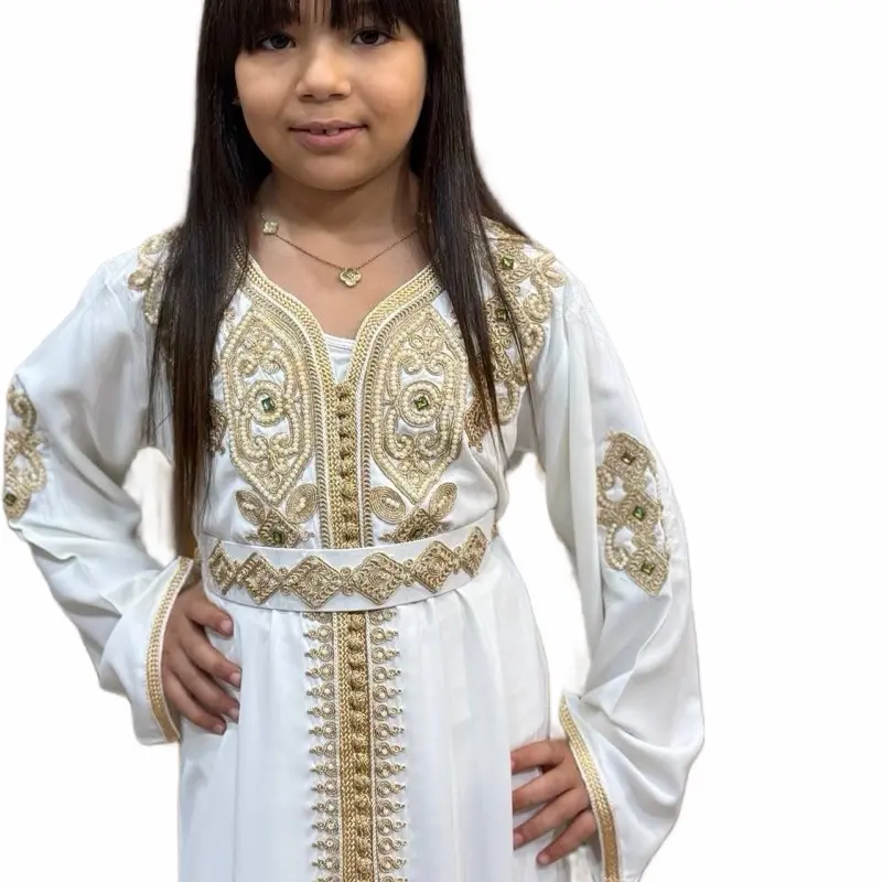 moroccan white and gold kaftan mens - TikTok Shop