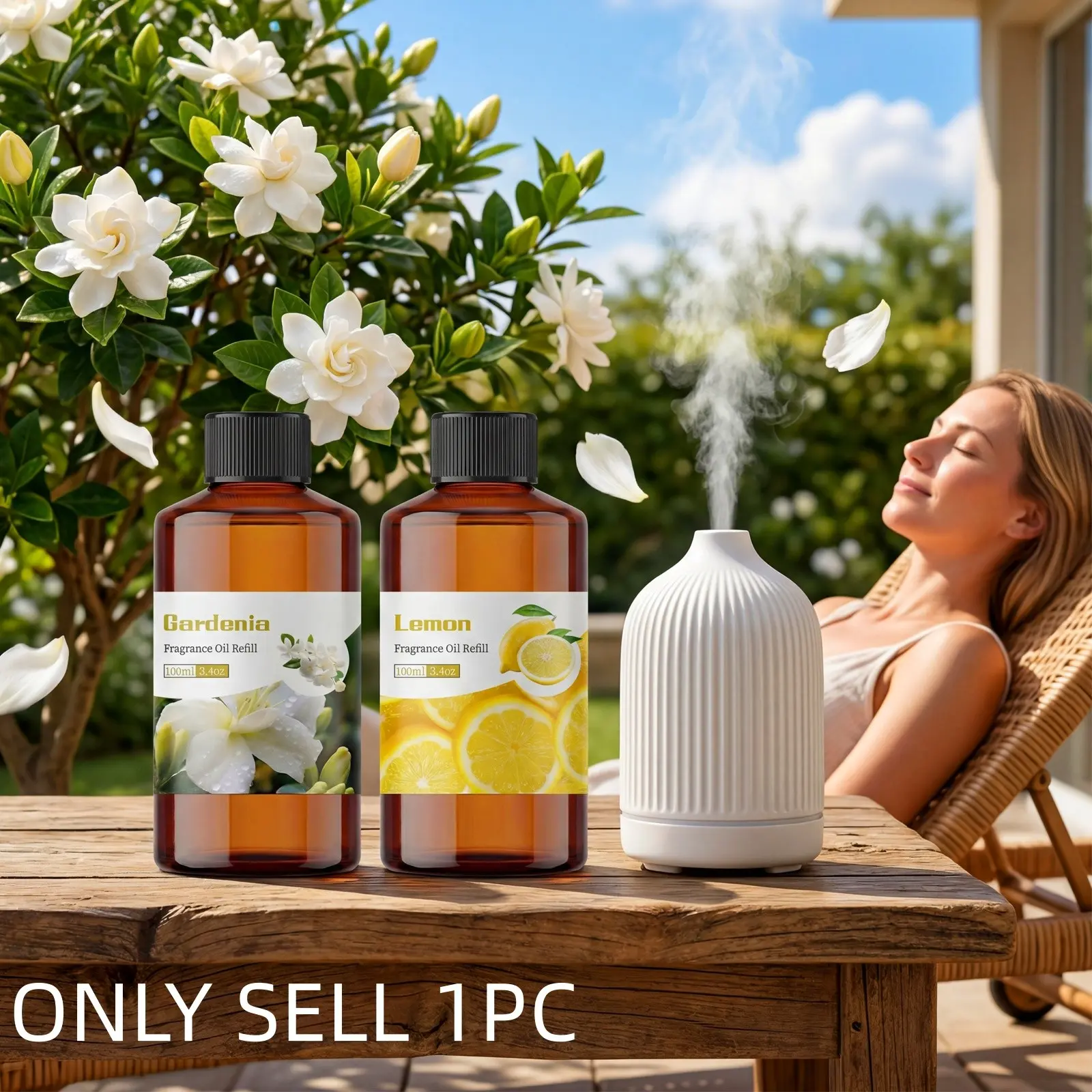 100ml Premium Aromatherapy Essential Oil, Hotel-Style Fragrance, Home Fragrances, 10 Scents Available Including Cologne, Rose, Jasmine, Sandalwood, and Lavender, Suitable for Aroma Diffusers/Diffusers/Humidifiers, Home Aromatherapy Essential Oil, Idea