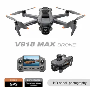 2026 V918MAX GPS Drone with 3km Flight Range 300m Altitude 360 Obstacle Avoidance Optical Flow Hovering Oversized Display and One Touch Return High Value Christmas Gift