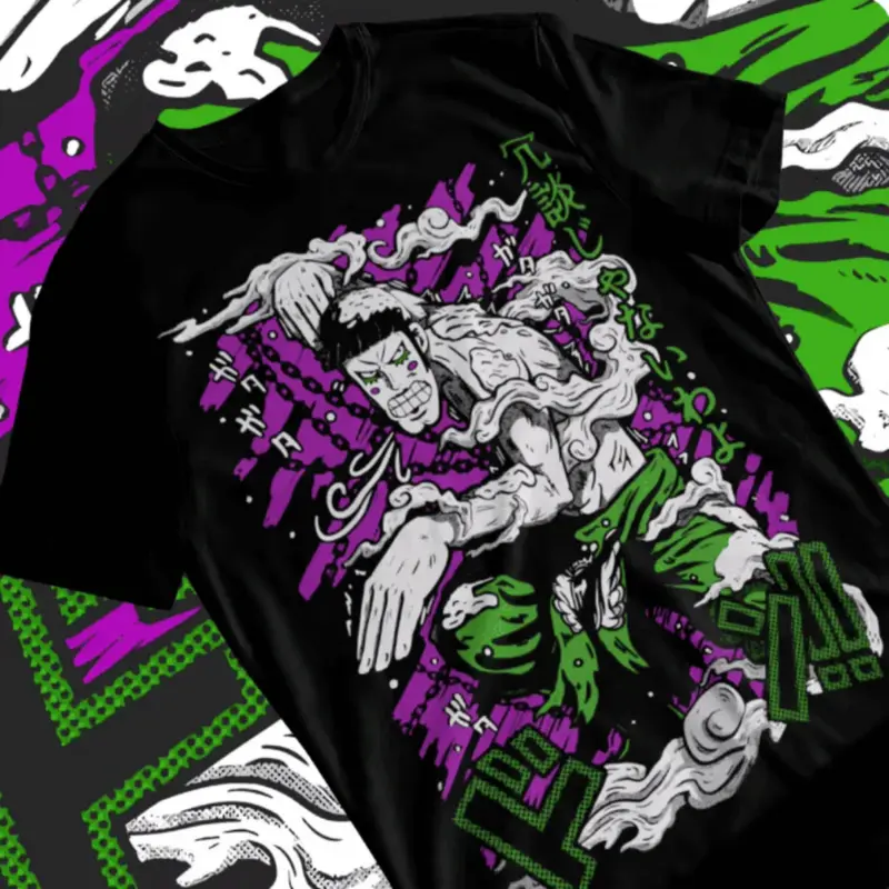 One Piece Anime T-shirt & Sweatshirt, Sanji Vinsmoke Life Text
