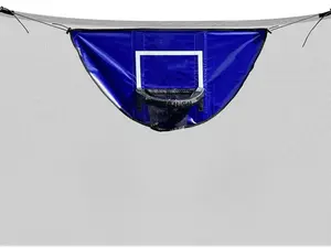 Trampoline Basketball Hoop Attachment with Mini Balls