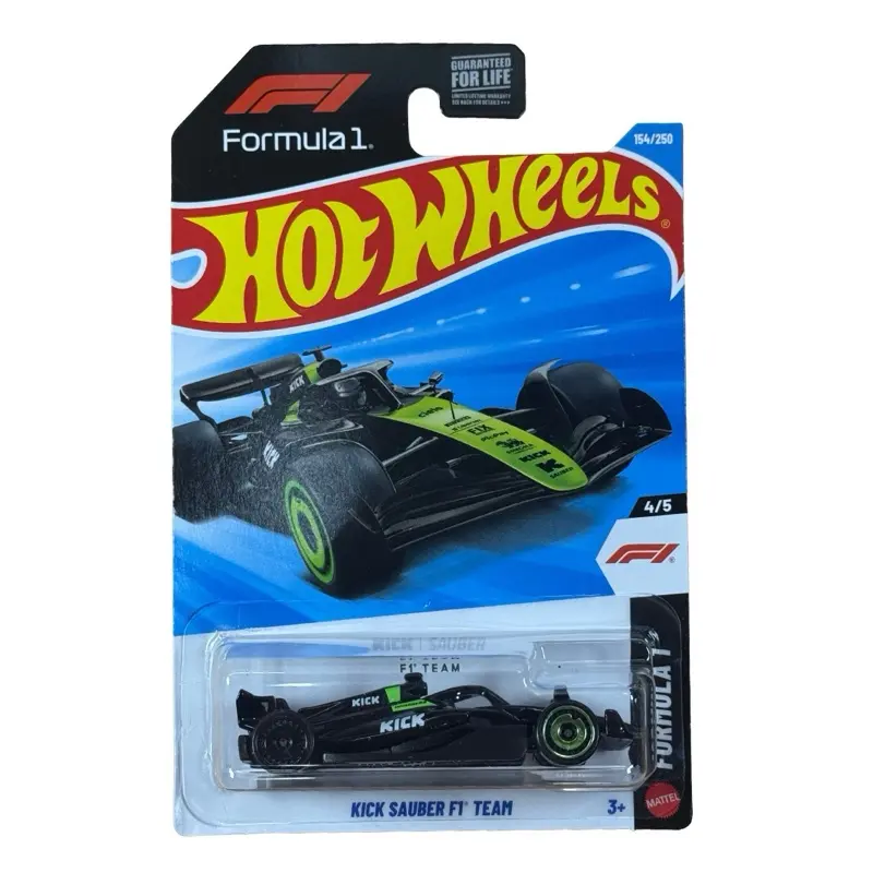 Hot Wheels mainline Kick Sauber F1 Team black green Formula 1 4/5