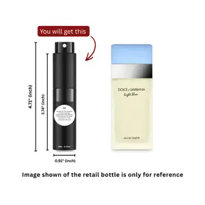 Dolce & Gabbana (D&G) Light Blue Eau de Toilette for Women 8ml / 0.27oz – 100% Original Authentic Decanted Perfume Spray