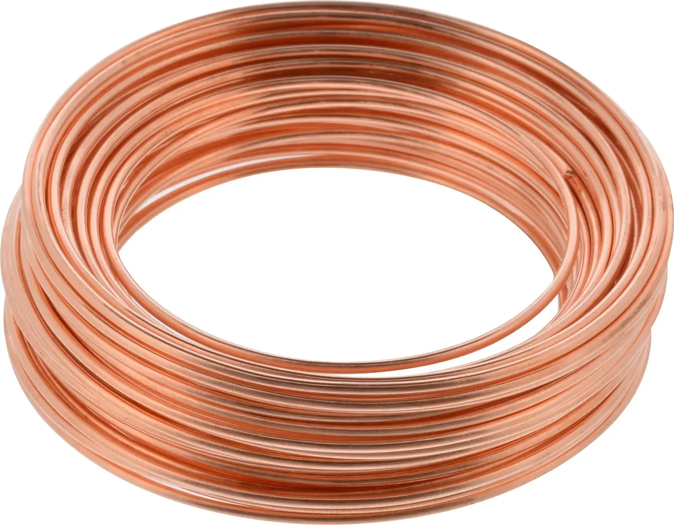 Hillman Bare Galvanized Copper Wire Rope Spool - 18 Gauge Polished Hobby Cable, 25 ft Length, Corrosion Resistant, 14 lbs Load Capacity, Ideal for DIY Activities & Electrical Home Improvement | 35263, Ample Length