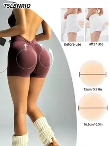 1 pair of self-adhesive silicone hip pads and calf pads, invisible and seamless body padding, hip enhancers, fake hip pads, naturally improve hollows, create perfect curves, silicone leg pads to shape the legs - soft and comfortable, enhances curves