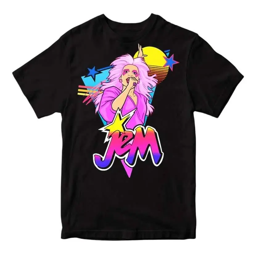 Jem and the Holograms Rockstar T-Shirt – Retro 80s Graphic Tee
