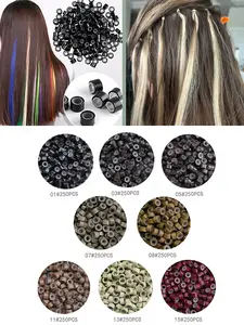 Hair Extensions Nano Ring Hair Extension Rings, Durable & Secure Design, Easy Application, Perfect for Daily Use, Enhance Your Look, Hair Styling Tools