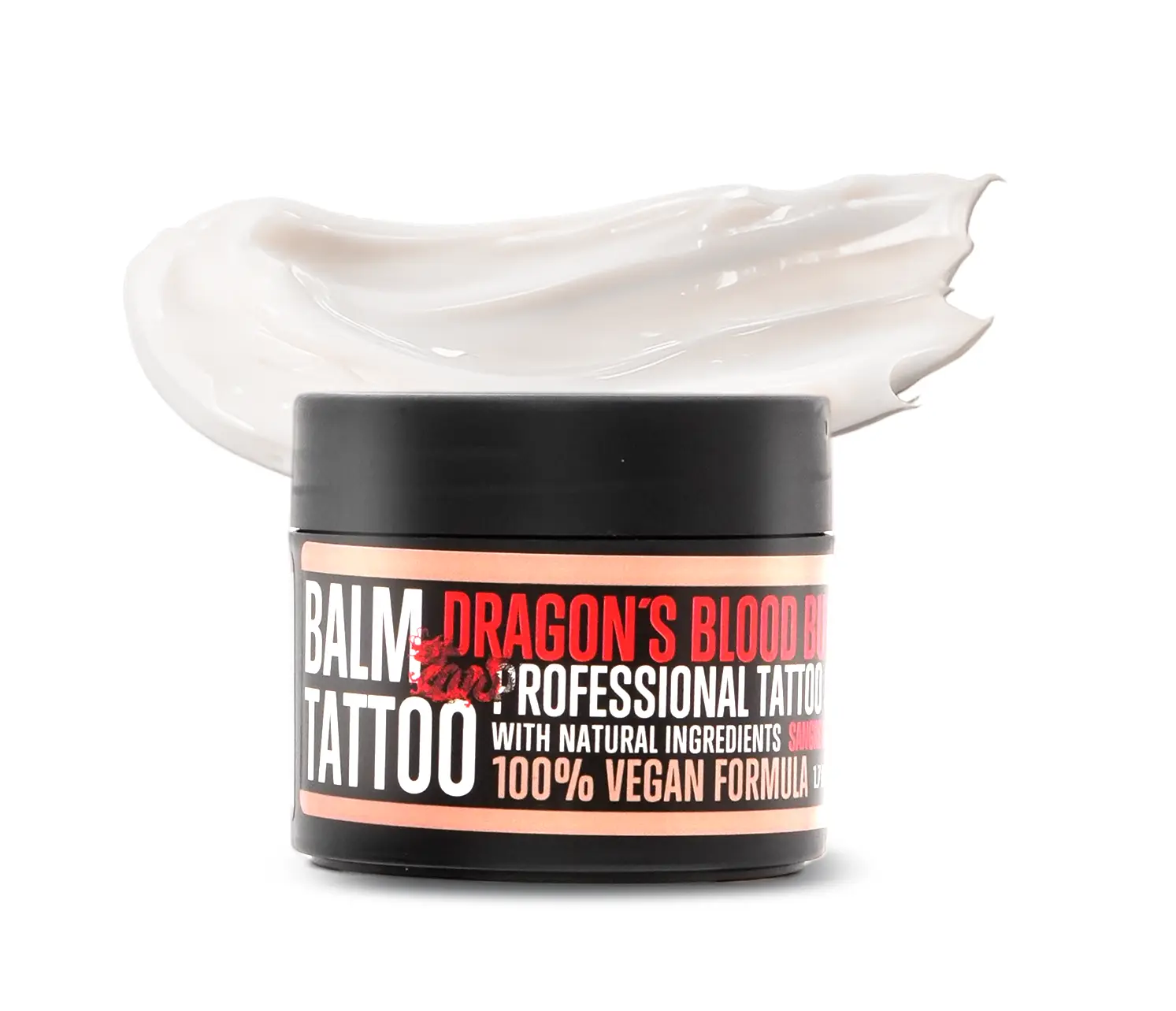 Balm Tattoo Dragon’s Blood Tattoo Aftercare Balm Vegan Tattoo Butter for Before, During & After Sessions, Professional Tattoo Care for Studios