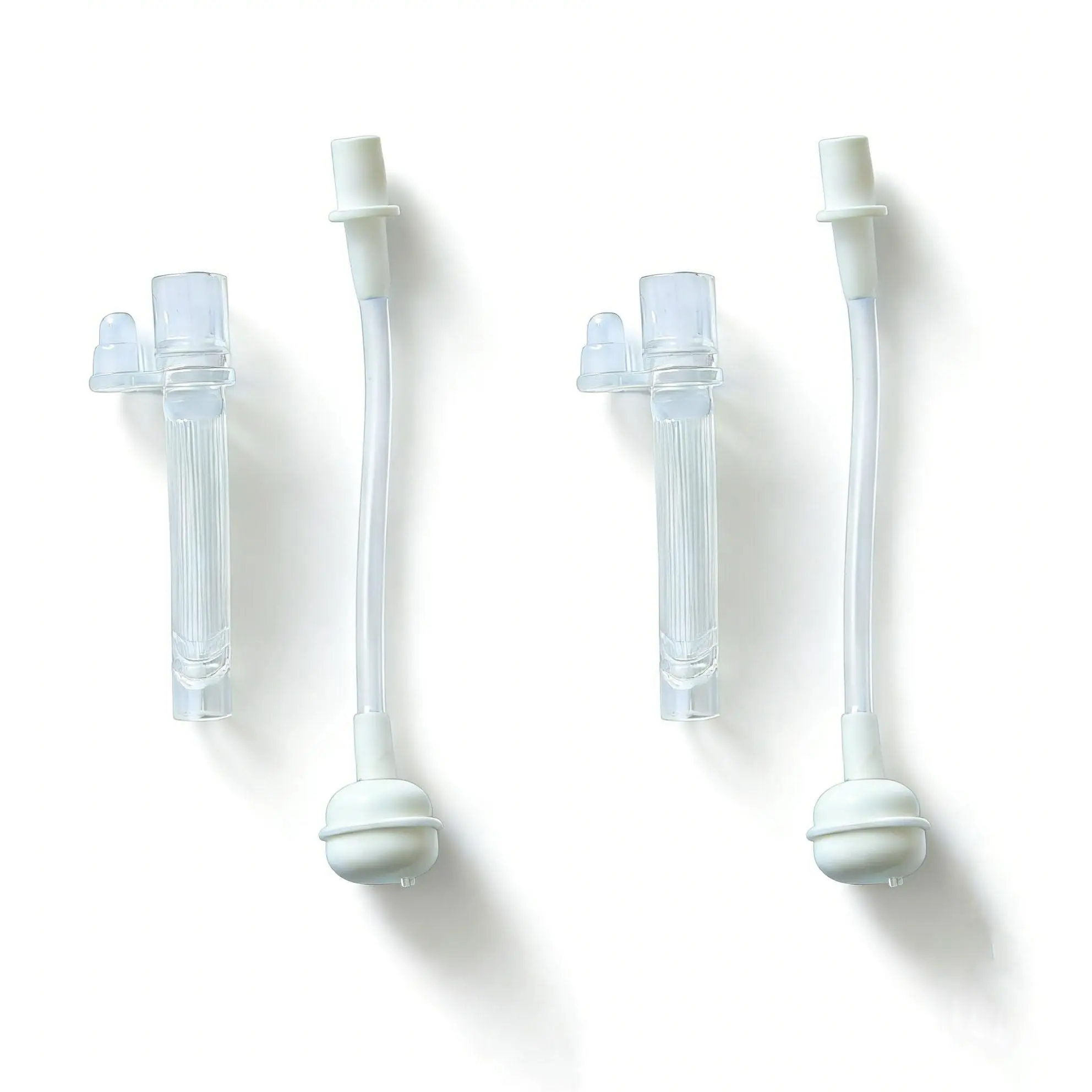 Sippy Cup Replacement Weighted Straw + Valved Spout, Suitable for OBN-2661 Series Water Bottle, Pack of 2
