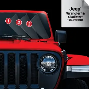 Windshield Defense Kit For Jeep Wrangler or Gladiator Windshield Defense Kit For Jeep Wrangler or Gladiator