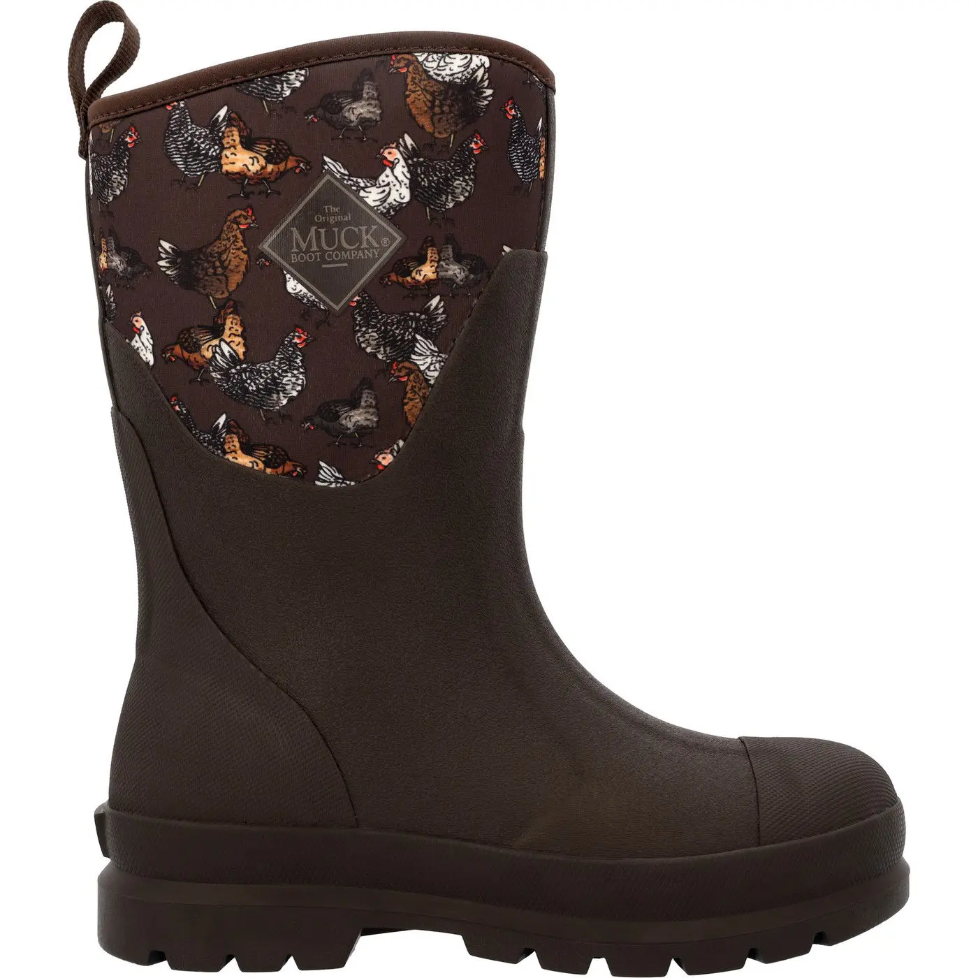 Women's Chore Classic Mid Work Boot Quick cleaning rubber outsole offers