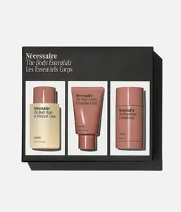 Nécessaire Olibanum Body Essentials Set – Travel-Size Body Wash, Body Lotion + Deodorant | For Women + Men | Dermatologist-Tested. Hypoallergenic. Vegan | Aluminum-Free Deodorant