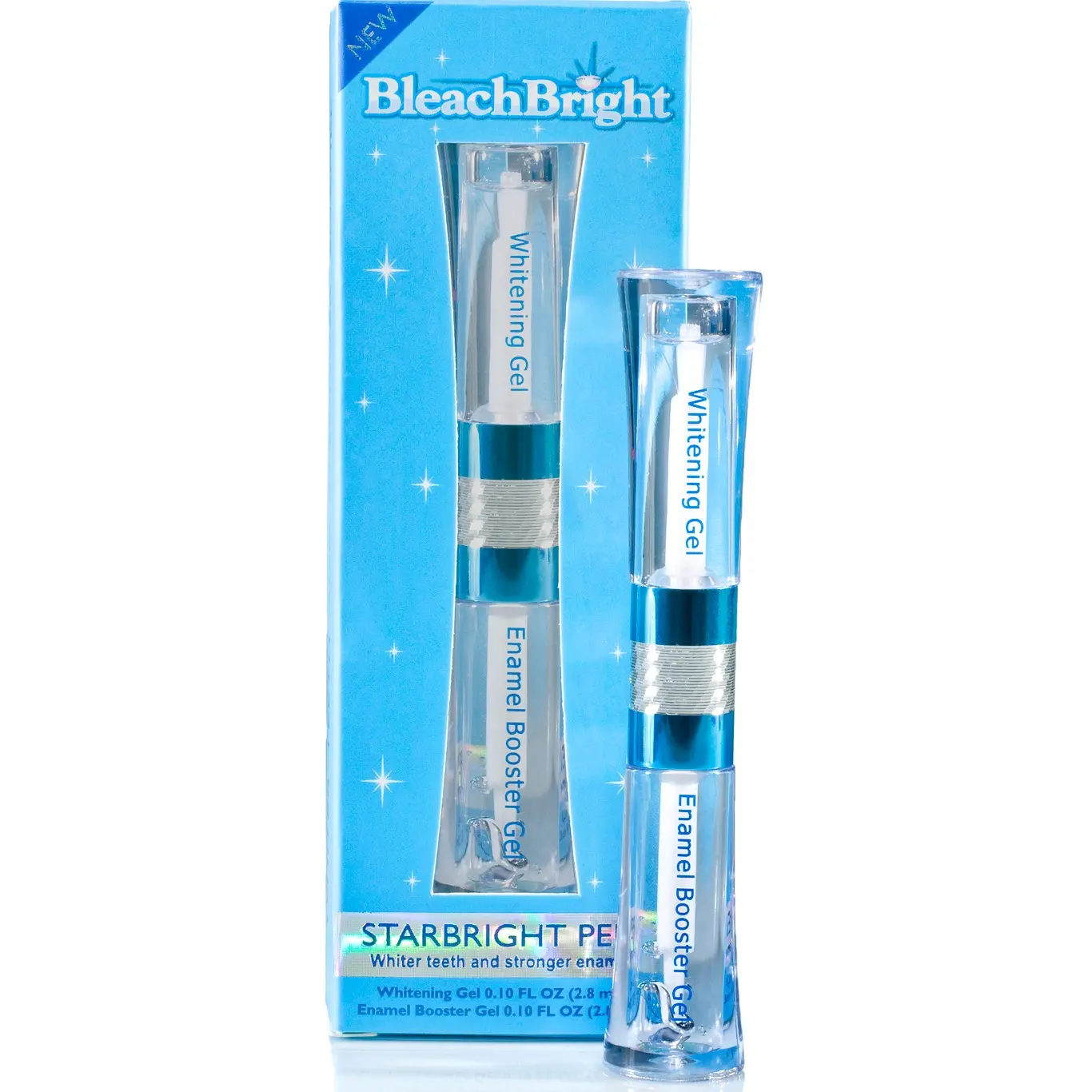 BleachBright Dual-Action Teeth Whitening Pen