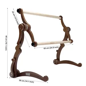Embroidery cross stitch frame stand - THE SILVER BIRCH - handmade product by W-STANDS INC. USA