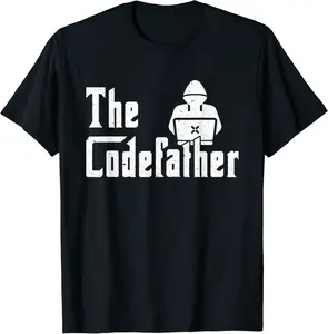 The Codefather Code Father Programmer Coding Fathers Day T-Shirt - Prudencekto Shop 27B08ZRQFTRB