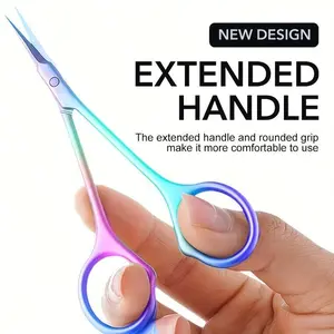 1pc Cuticle Scissors Nail Cuticle Clipper, Stainless Steel Dead Skin Removal Scissor Clipper Manicure Tools, Nail Care Tool, Nail Care Metal
