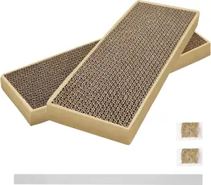 Cat Scratchers for Indoor Cats and Kittens 2 Pack - High-Quality Double-Sided Scratching Pad, Premium Scratching Experience, Eco-Friendly Material
