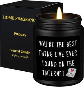 Anniversary Birthday Gifts for Men, Gifts for Boyfriend, Funny Romantic Wedding Gift for Men, Him, Boyfriend, Husband, Best Friends, Lover, Black Cedar Juniper Sandalwood Candle