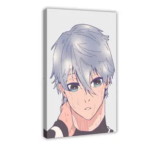 Anime Blue Lock Seishiro Nagi IX Canvas Poster Wall Art for Home Bedroom Office Dorm Room Decor