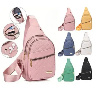Small Sling Bakpack Crossbody Bags for Women Chest Bag Cross Body Bag Fanny Pack for Outdoors Hiking Traveling,Crossbody Small Sling Backpack Sling Bag for Women Men,Mother's Day Gifts