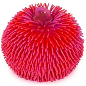 Tie Dye Puffer Ball with Hanging Loop, 6 Inch