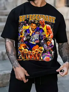 Kobe Bryant TEE Retro Lakers Legend Graphic Tee for Men & Women Casual Fit