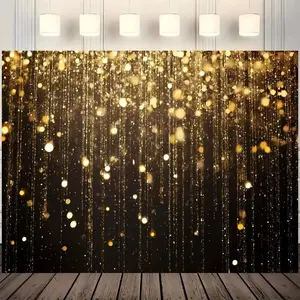Glitter Dot Pattern Backdrop, Sequins Backdrop Panels, 1 Count Romantic Exquisite Background Banner, Wall Decoration for Birthday Party Anniversary Garden Photography, Ornaments