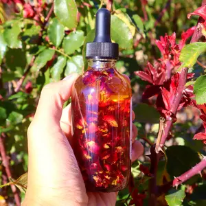 Handcrafted Rose Multi-Use Oil for Body, Hair and Cuticle - Moisturizer Gentle Hydrating