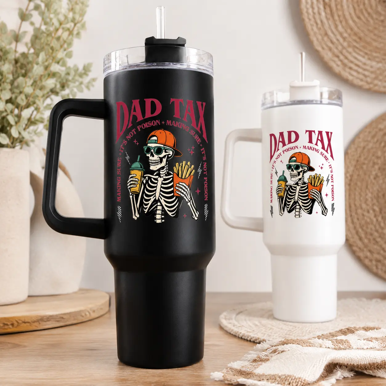 Funny Das Tax Gift for Colleague Tumbler, Father Day Gift 2026 - 40oz Insulated Tumbler, Birthday Gift For Him Her