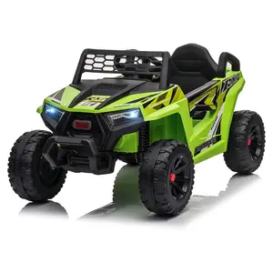 TOBBI 12 Volt Kids Ride on Electric Car Off Road UTV Truck with Horn